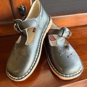 L'Amour Black Mary Jane Dress Shoes for Kids